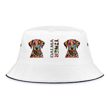 Dalmatian - Bucket Hat - white/navy - Front