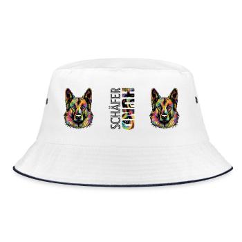 Chien de berger - Bob - blanc/marine - Devant