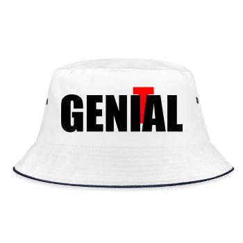 Génitaux génitaux - Bob - blanc/marine - Devant