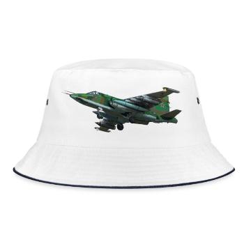 Su-25 - Bucket Hat - white/navy - Front