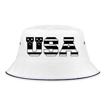 États-Unis Amérique - Bob - blanc/marine - Devant