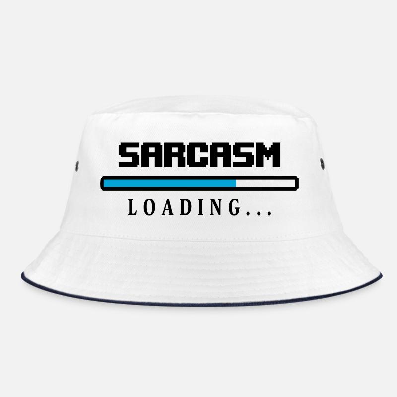 Sarcasm Loading Ladebalken Spruch Bucket Hat