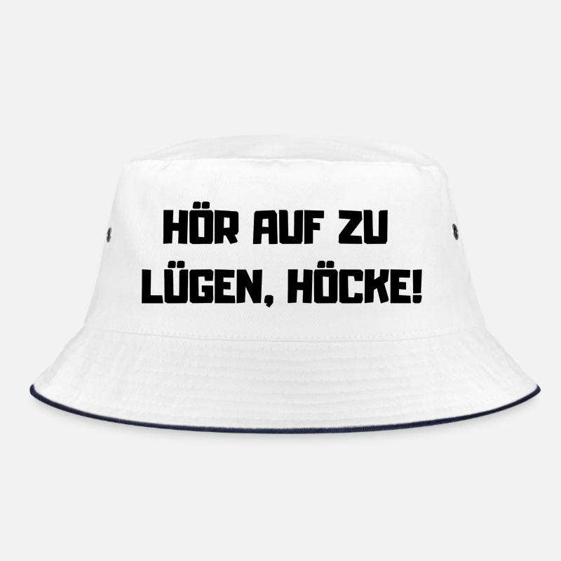 Stop Lying – Protest Slogan against AfD Bucket Hat