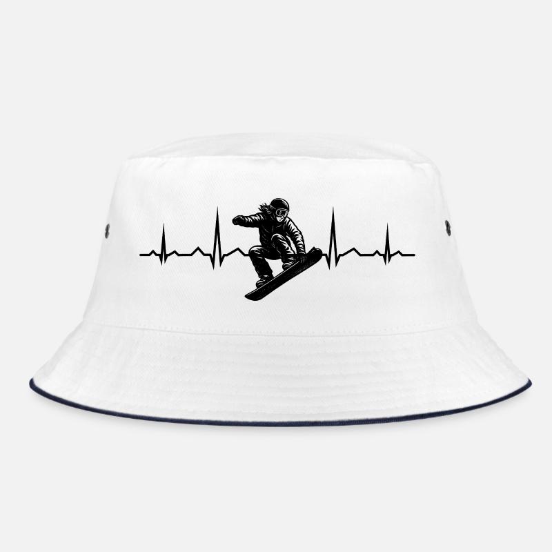 Snowboard motif with recognition value Bucket Hat