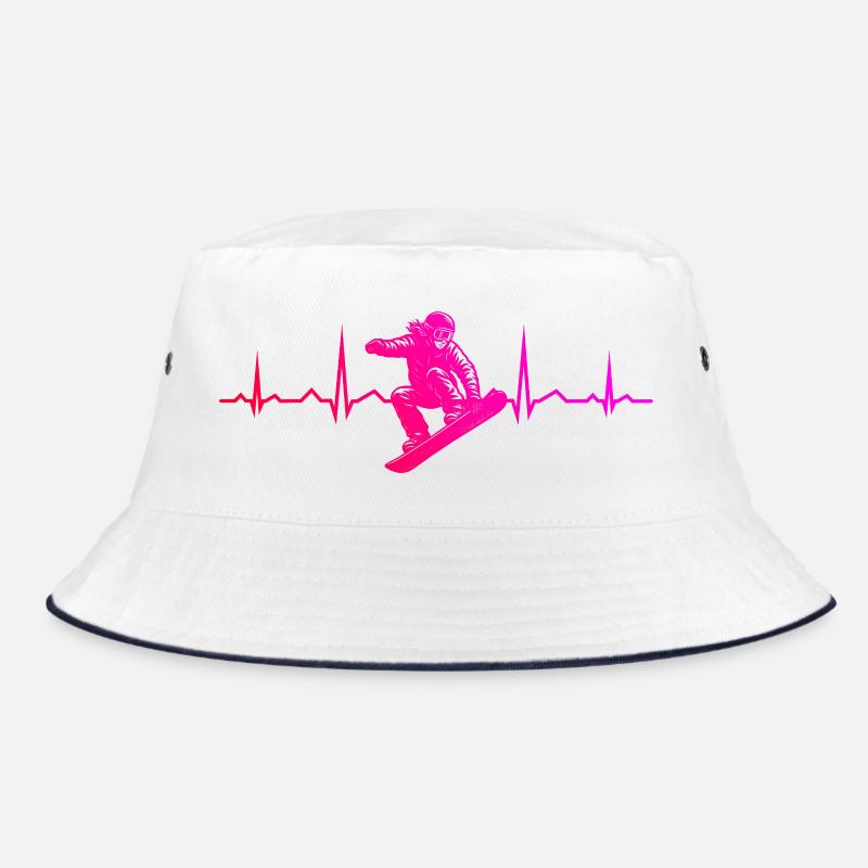Clear snowboard message Bucket Hat