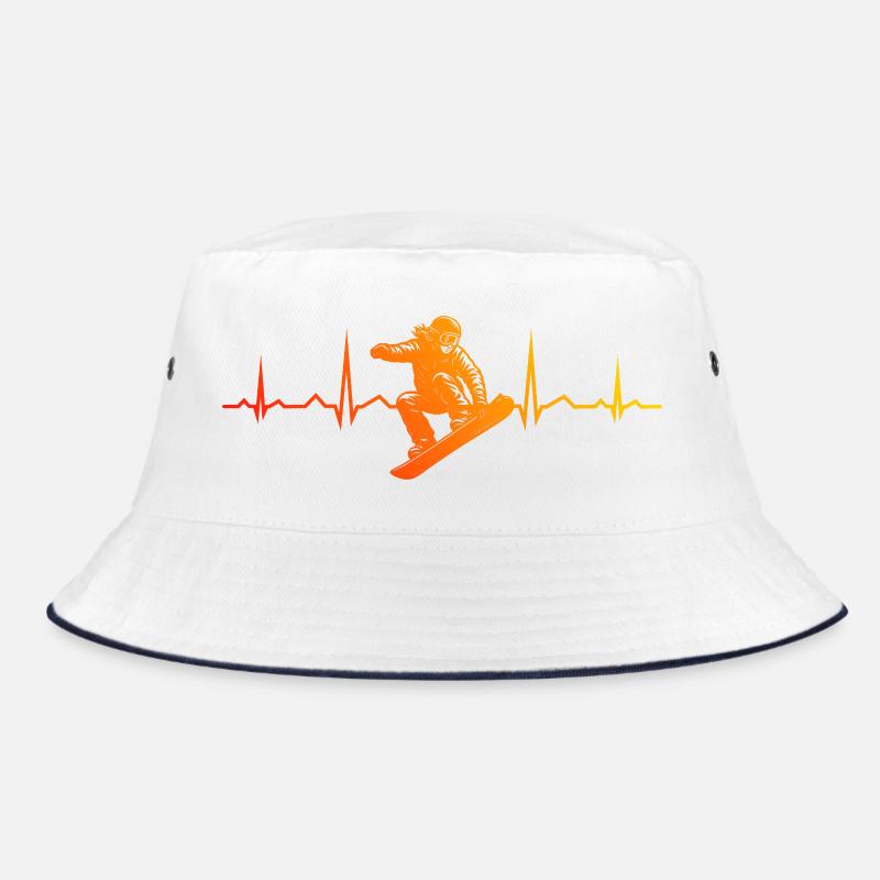 Snowboard motif with recognition value Bucket Hat