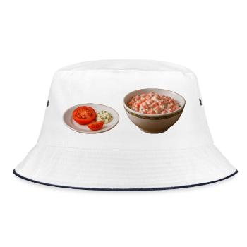 Salade de tomates avec crème sure - Bob - blanc/marine - Devant