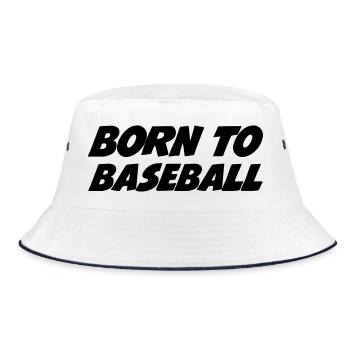 Born to Baseball - Bob - blanc/marine - Devant