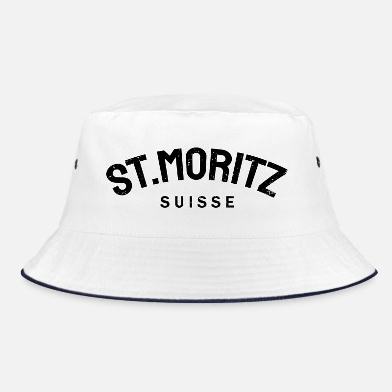 St. Moritz - Suisse - Schweiz - Swiss Bucket Hat
