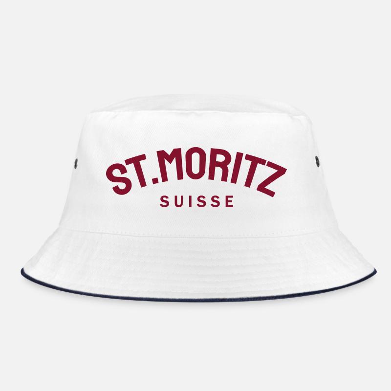 St. Moritz - Suisse - Schweiz - Swiss Bucket Hat