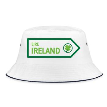 Panneau routier d’Irlande - Bob - blanc/marine - Devant
