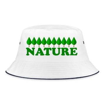 Nature - Bob - blanc/marine - Devant