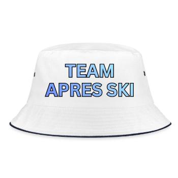 Team Après Ski Gradient - Bucket Hat - white/navy - Front