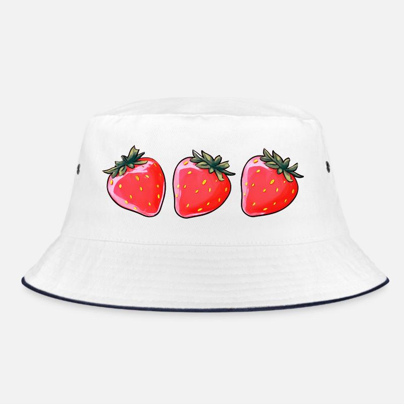 Niedliche Erdbeeren Bucket Hat