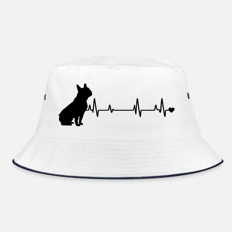 Chien - Bob - blanc/marine