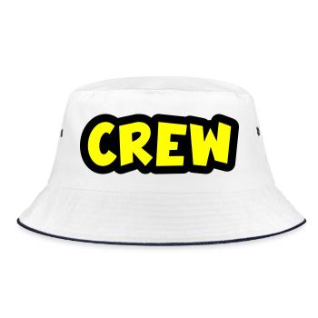 crew - Bucket Hat - white/navy - Front