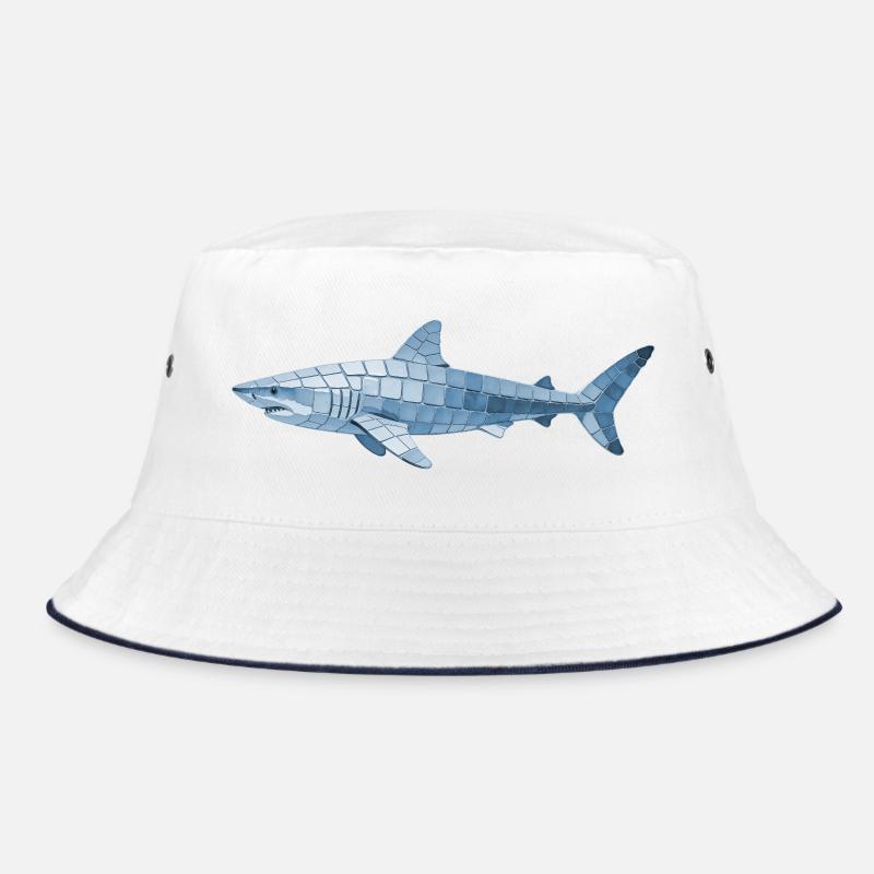 Requin mosaïque - Géométrique pour les éventails de mer Bob