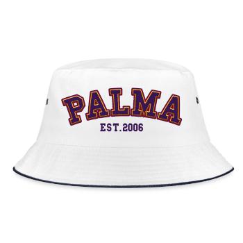 Palma Est. 2006 - Bucket Hat - white/navy - Front