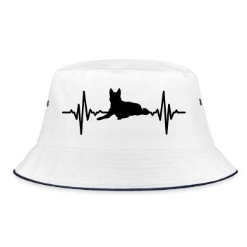 Dog Heartline - Bob - blanc/marine - Devant