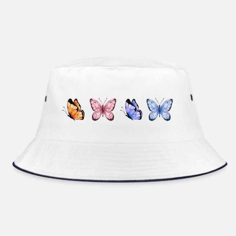 Bunte Schmetterlinge Quartet Bucket Hat