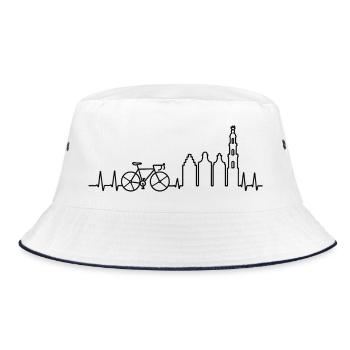 Amsterdam Road Bike Heartbeat - Bob - blanc/marine - Devant