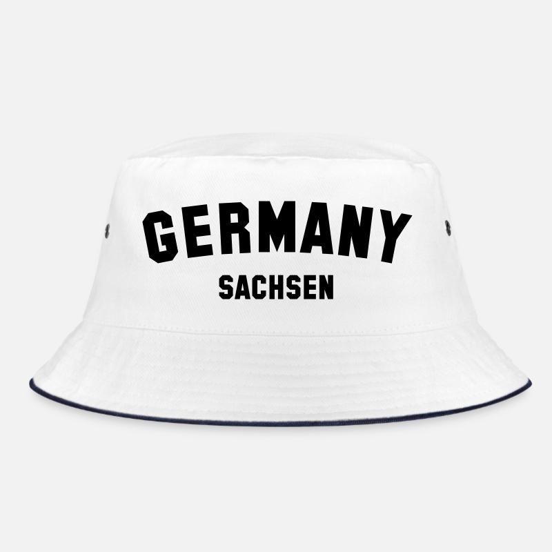 SACHSEN - Bucket Hat - Weiß/Navy