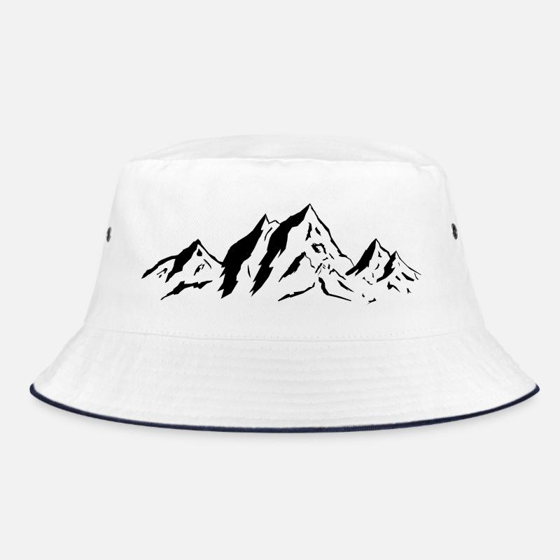 montagnes - Bob - blanc/marine