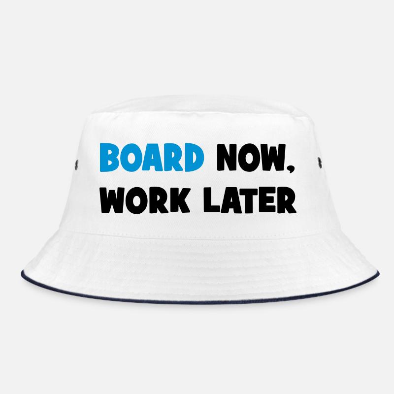 SNOWBOARD Bucket Hat
