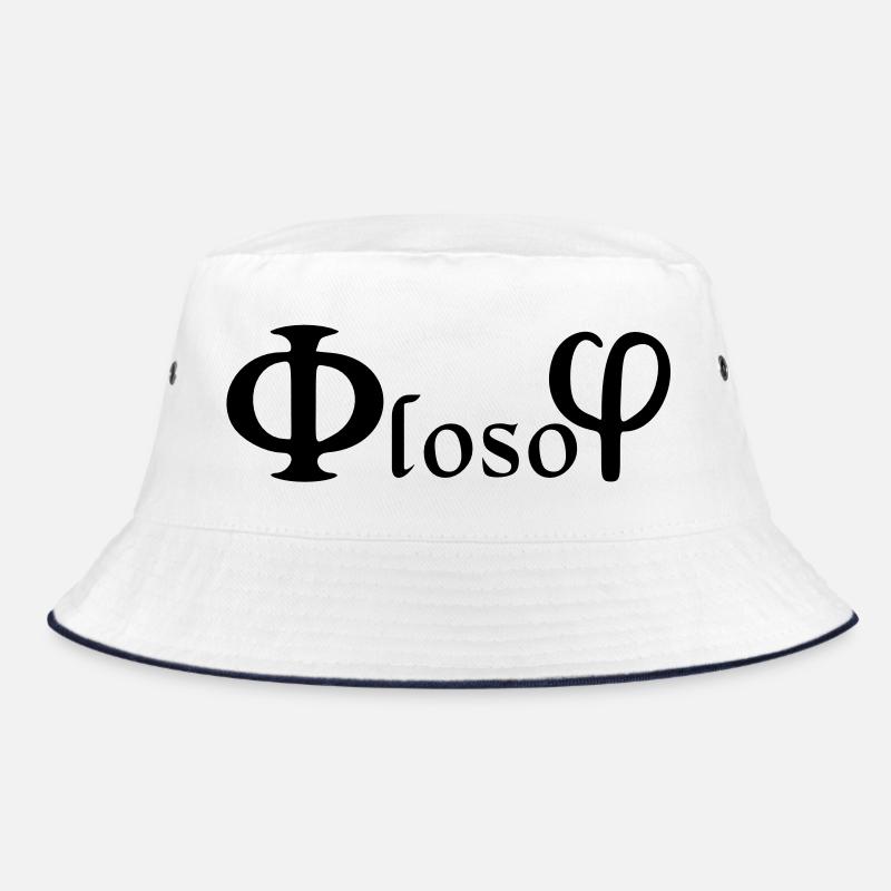 Philosophy / (phi) loso (phi) Bucket Hat