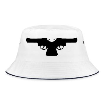 Weapon - Bucket Hat - white/navy - Front