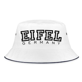 Eifel Germany - Bucket Hat - Weiß/Navy - Vorne