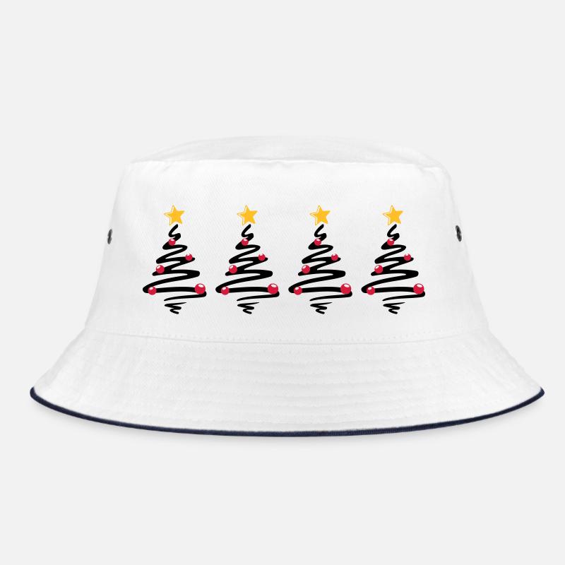 Weihnachten - Weihnachtsbäume Sterne Bucket Hat