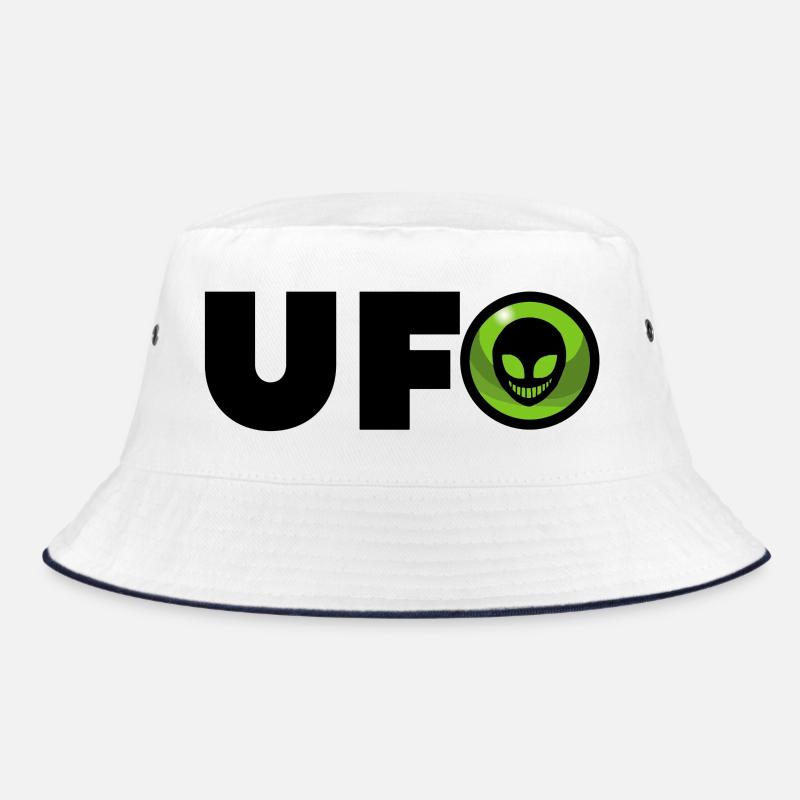 Logo extraterrestre alien - Bob - blanc/marine