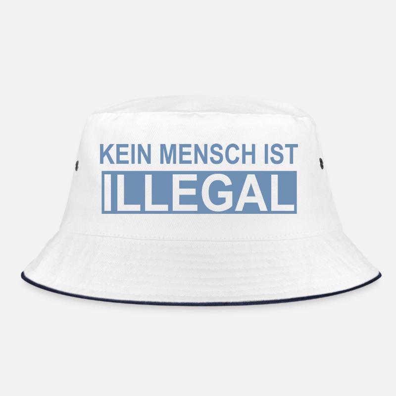 No human being is illegal Bucket Hat