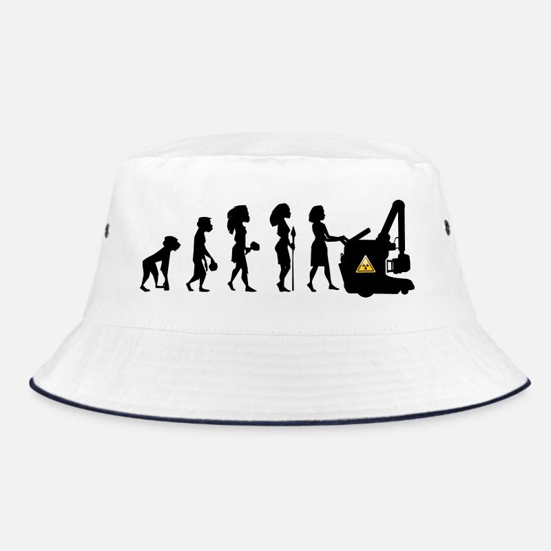 Humour Evolution Manip Radio mobile Radiologie - Bob - blanc/marine