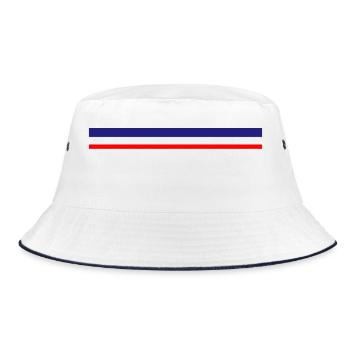 France Sports - Bucket Hat - white/navy - Front