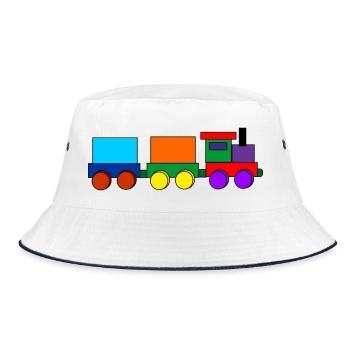 Train jouet - Bob - blanc/marine - Devant