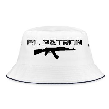 El Patron – The Doer Look - Bucket Hat - white/navy - Front