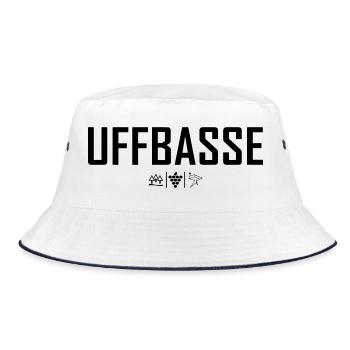 Uffbasse - Bucket Hat - Weiß/Navy - Vorne