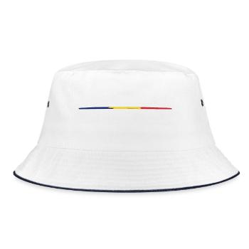 tricolore RO - Bucket Hat - Weiß/Navy - Vorne