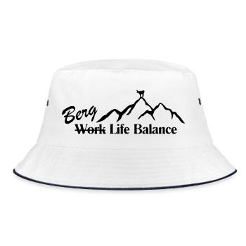 Équilibre de la vie en montagne - Bob - blanc/marine - Devant