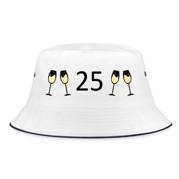 25e anniversaire 25e anniversaire 25 ans Numéro 25 - Bob - blanc/marine - Devant
