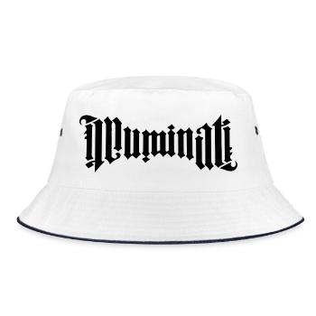 Ambigram Illuminati - Bob - blanc/marine - Devant