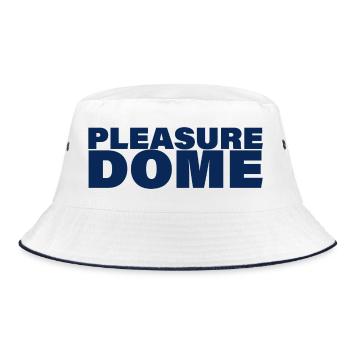 PLEASURE DOME - Bucket Hat - white/navy - Front