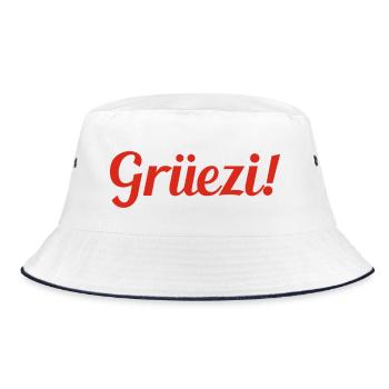 Grüezi - Schweiz - Switzerland - Swiss - Suisse - Bob - blanc/marine - Devant