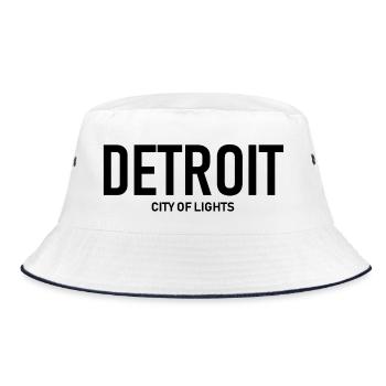 Détroit - Ville Lumière - Etats-Unis - Michigan - Bob - blanc/marine - Devant