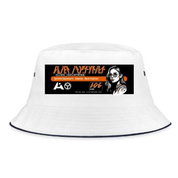 ai shock treatment a06 - Bucket Hat - white/navy - Front