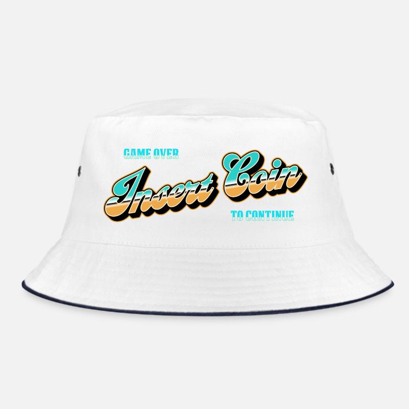 Insert Coin Arcade Nostalgie Bucket Hat