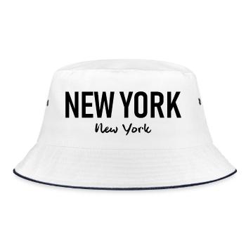 New York City - NYC - Manhattan - Brooklyn - Bob - blanc/marine - Devant