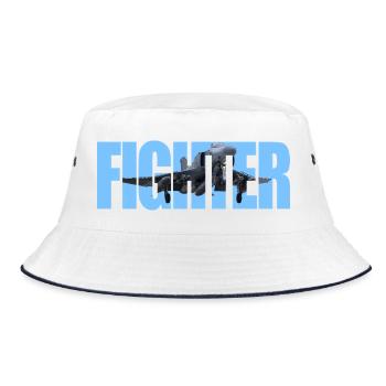 Fighter F-4 Phantom - Bucket Hat - white/navy - Front